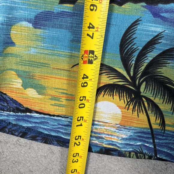 Vintage Marisol Womens Fit Small Slinky Maxi Hawaiian Resort Wear Tropical Beach - Picture 10 of 16